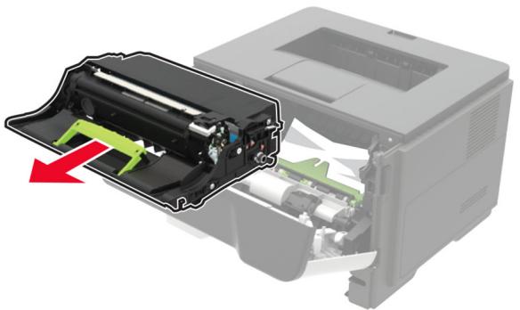 LEXMARK MS521DN - Ouvrez la porte A. - 2