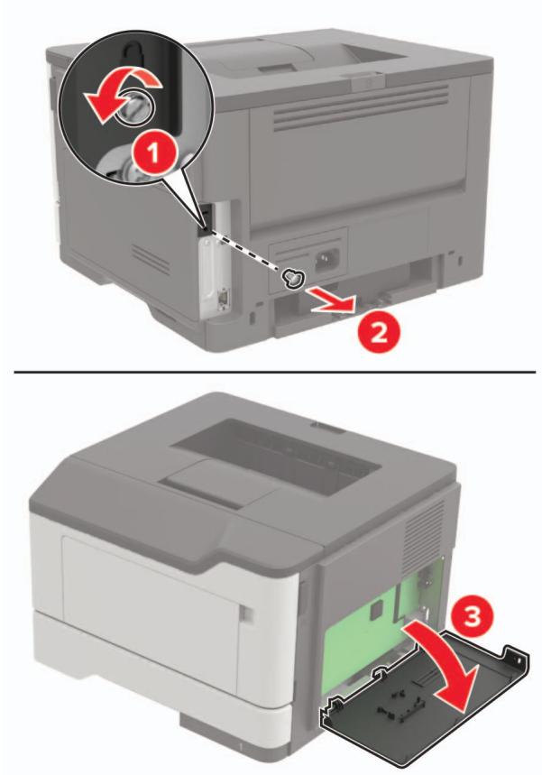 LEXMARK MS521DN - Accès à la carte logique - 2