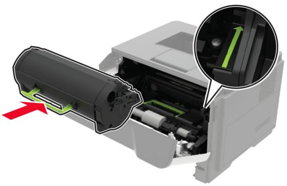 LEXMARK MS521DN - Ouvrez la porte A. - 7