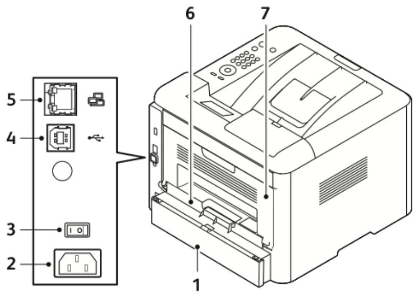 XEROX VERSALINK C7000  -  VERSALINK C7000N - Vue arrière - 1