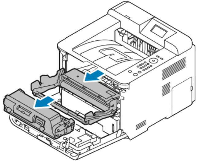 XEROX VERSALINK C7000  -  VERSALINK C7000N - Résolution des incidents papier dans le panneau avant - 3