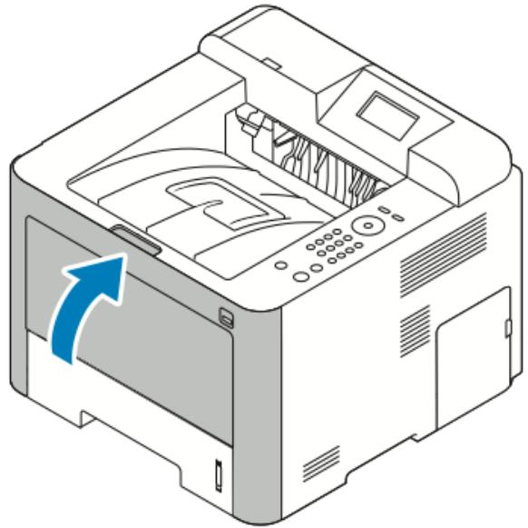 XEROX D95 - Résolution des incidents papier dans le panneau avant - 5