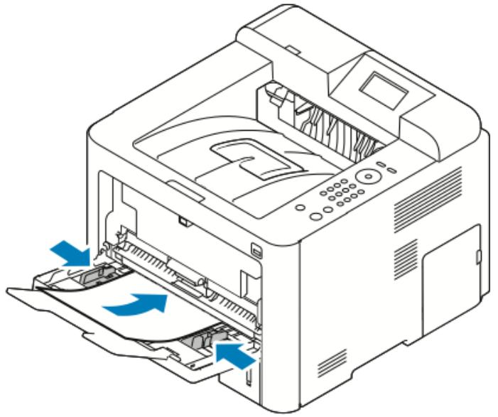 XEROX PHASER 3330 - Chargement de papier dans le départ manuel - 3