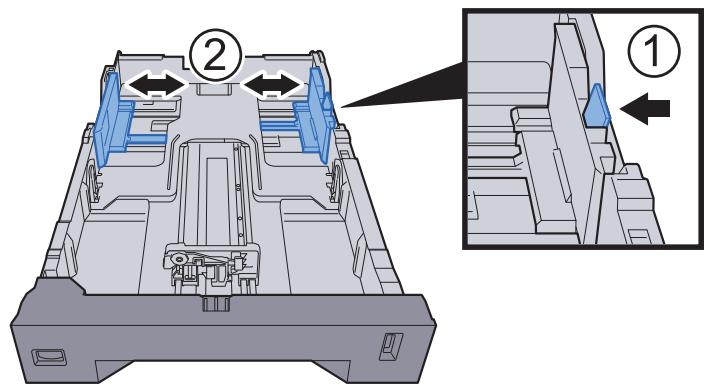 KYOCERA ECOSYS FS-1220MFP - Régler le format du magasin. - 1