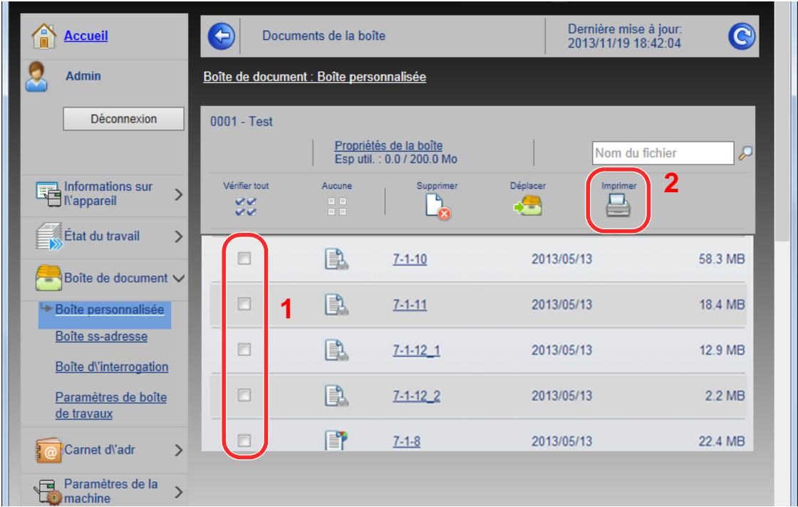 KYOCERA ECOSYS FS-1220MFP - Imprimer le document. - 1