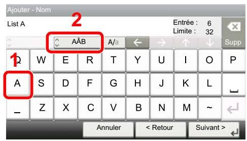KYOCERA ECOSYS FS-1220MFP - Entrer "A-1". - 1