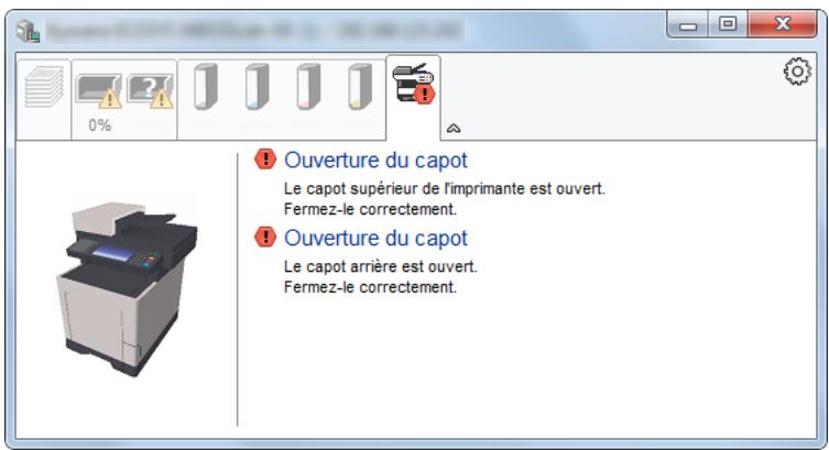 KYOCERA ECOSYS FS-1220MFP - Onglet alerte - 1