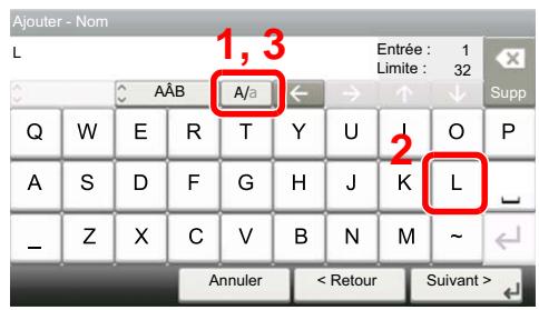 KYOCERA ECOSYS FS-1220MFP - Entrer "list" (espace). - 1