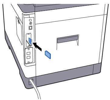 KYOCERA FS-1061DN - Installation et formatage de la carte mémoire SD/SDHC - 2
