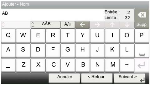 KYOCERA FS-1325MFP - Écran de saisie en majuscules - 1
