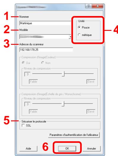 KYOCERA ECOSYS M6235CIDN - Configurer le pilote TWAIN. - 1