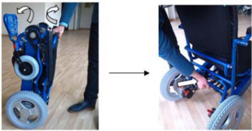 CHICCO COSI OASYS - How to UNFOLD the FOLD & GO Electric Wheelchair - 1