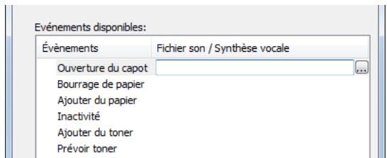 KYOCERA FS-1320MFP - Cliquer sur la colonne fichier son / synthèse vocale. - 1