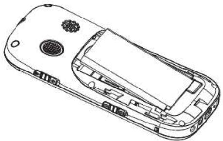 TELEFUNKEN TM110 - Installer la batterie - 1