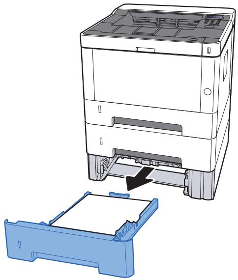KYOCERA FS-C8520MFP - FS-C8525MFP - Tirer le magasin 3 jusqu'à ce qu'il se bloque. - 1