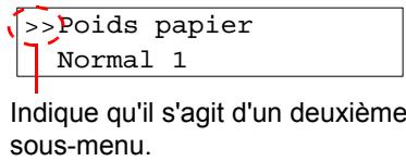 KYOCERA FS-C8520MFP - FS-C8525MFP - Sélection d'un menu - 3