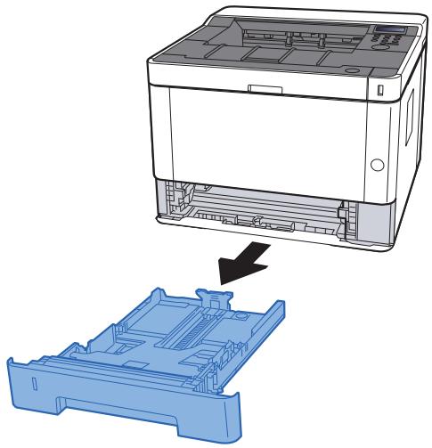 KYOCERA ECOSYS P2040DN - ECOSYS P2040DW - Sortir entièrement le magasin de la machine. - 1