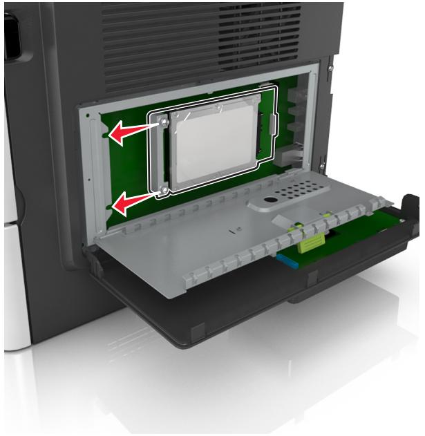 LEXMARK CX310 - Installation d'un disque dur sur l'imprimante - 3