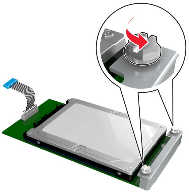 LEXMARK CX310 - Installation d'un disque dur sur l'imprimante - 2