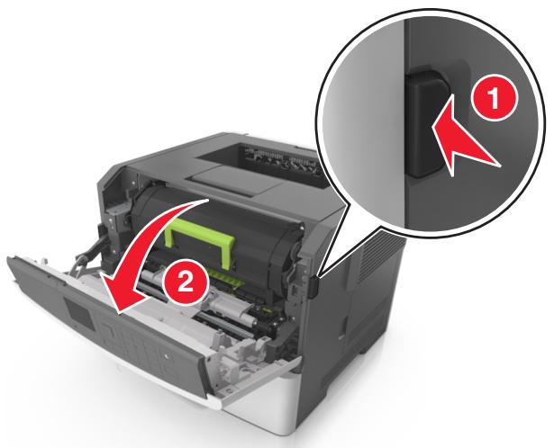 LEXMARK CX310 - Bourrage papier derrière la porte avant - 2