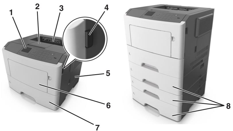 LEXMARK CX310 - Configurations des imprimantes - 3