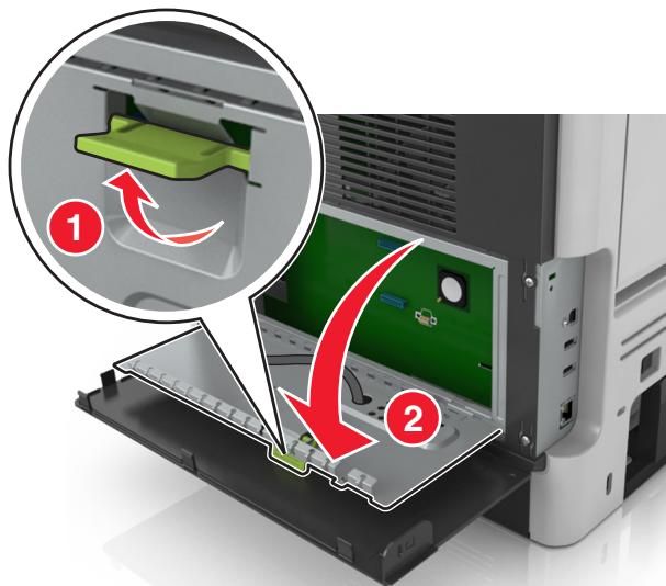 LEXMARK MX910 - MX911DE - MX912DE - Accès à la carte contrôleur - 3