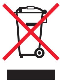 LEXMARK MX910 - MX911DE - MX912DE - Directive WEEE (Déchets issus d'équipements électriques et électroniques) - 1