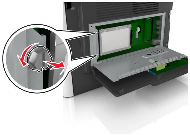 LEXMARK MX910 - MX911DE - MX912DE - Retrait du disque dur de l'imprimante - 1