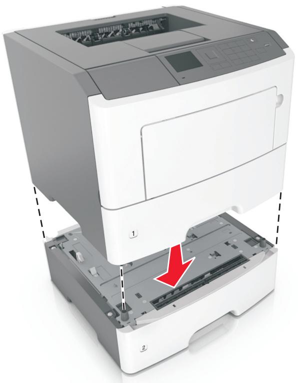 LEXMARK MX910 - MX911DE - MX912DE - Installation des tiroirs optionnels - 4