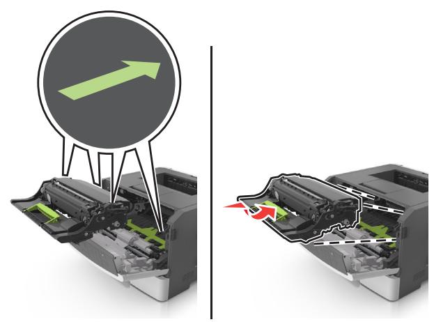 LEXMARK MS911DE - Bourrage papier derrière la porte avant - 6