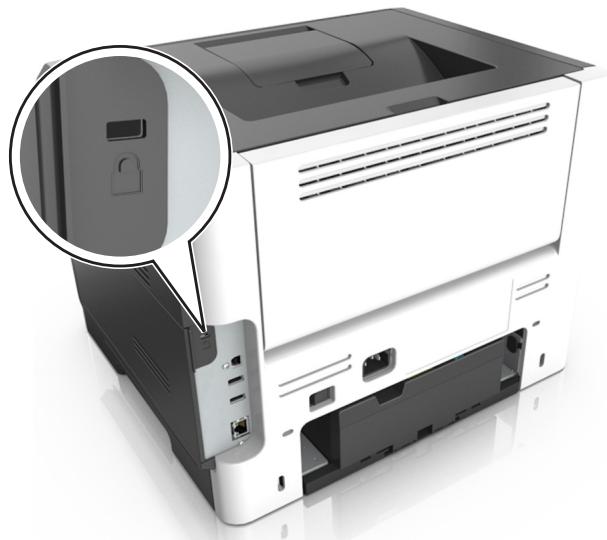 LEXMARK MS610D - MS617DN - Utilisation de la fonction de verrouillage - 1