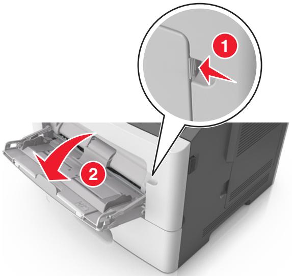 LEXMARK MS610D - MS617DN - Alimentation du chargeur multifonction - 1