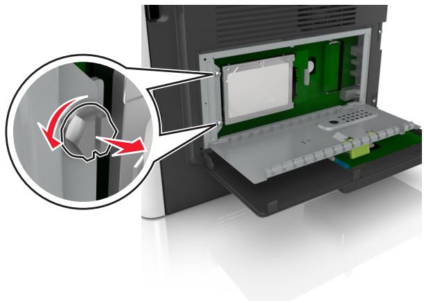 LEXMARK MS610D - MS617DN - Retrait du disque dur de l'imprimante - 1