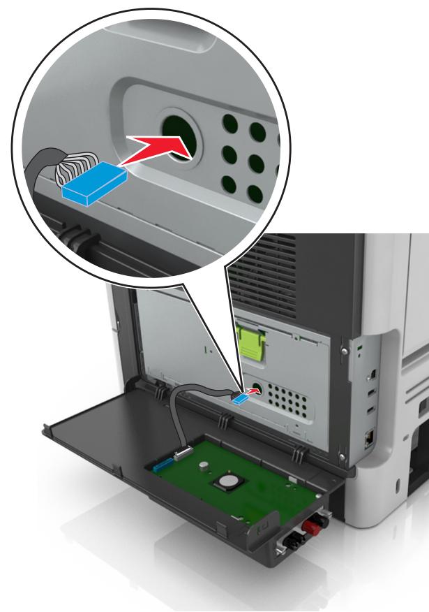LEXMARK MS610D - MS617DN - Installation d'un port internal solutions port - 12