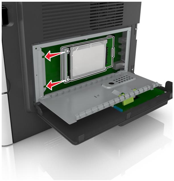 LEXMARK MS610D - MS617DN - Installation d'un disque dur sur l'imprimante - 3