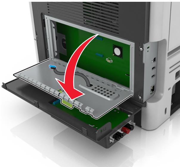 LEXMARK MS610D - MS617DN - Installation d'un port internal solutions port - 13