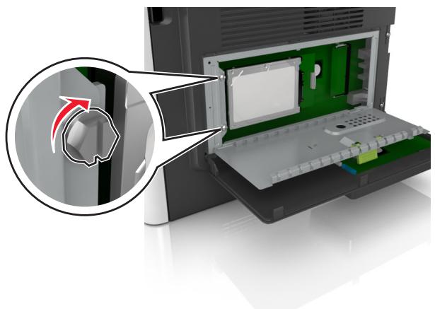 LEXMARK MS610D - MS617DN - Installation d'un disque dur sur l'imprimante - 4