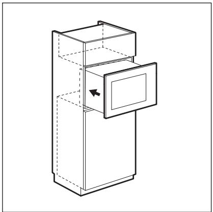 AEG-ELECTROLUX KME761000M - Installing the microwave - 4