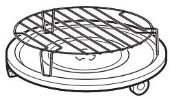 AEG-ELECTROLUX MWG778U - Einsetzen des Grillrostes - 1