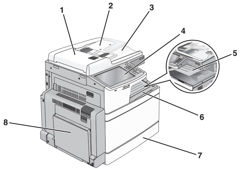 LEXMARK MX710D - MX711D - MX717DE - MX718DE - Modèle de base - 1