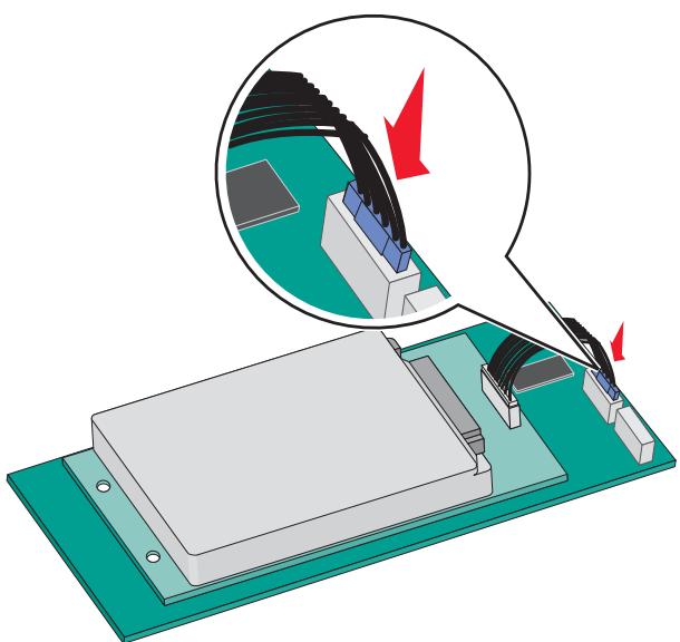 LEXMARK MX710D - MX711D - MX717DE - MX718DE - Installation d'un disque dur sur l'imprimante - 5