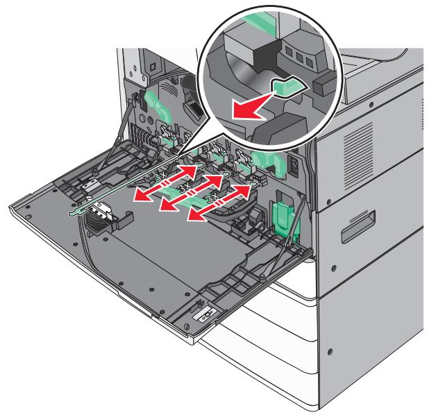 LEXMARK MX710D - MX711D - MX717DE - MX718DE - Remplacement de la bouteille de récupération de toner - 7
