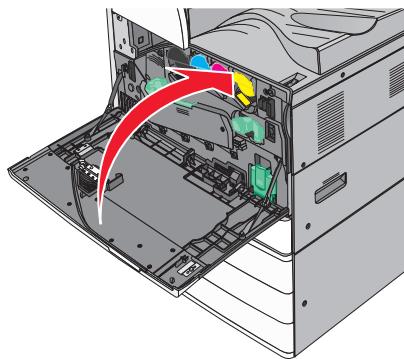LEXMARK X950DE  -  X952DE -  X954D - Remplacement de la bouteille de récapération de toner - 11