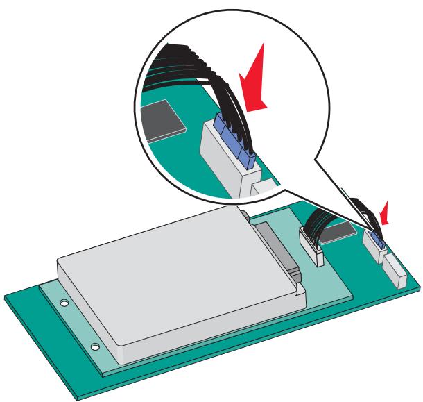 LEXMARK X950DE  -  X952DE -  X954D - Installation d'un disque dur sur l'imprimante - 5