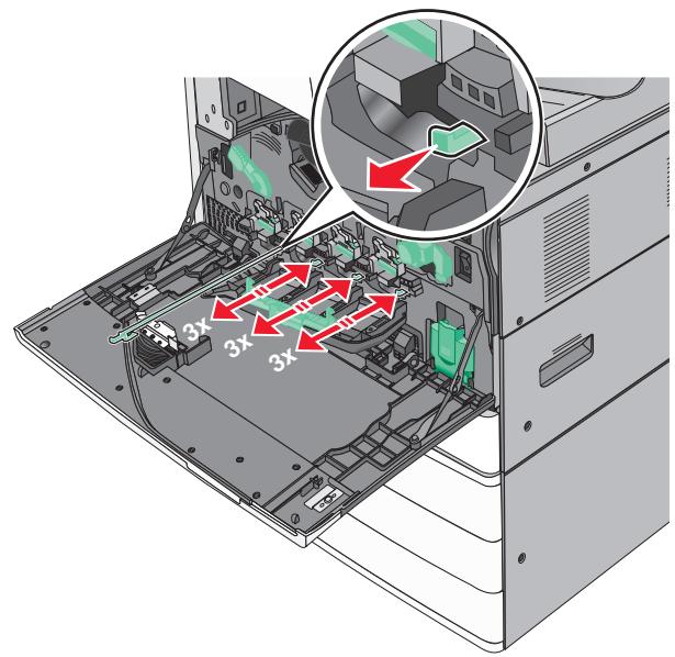 LEXMARK X950DE  -  X952DE -  X954D - Nettoyage des lentilles de la tête d'impression - 5