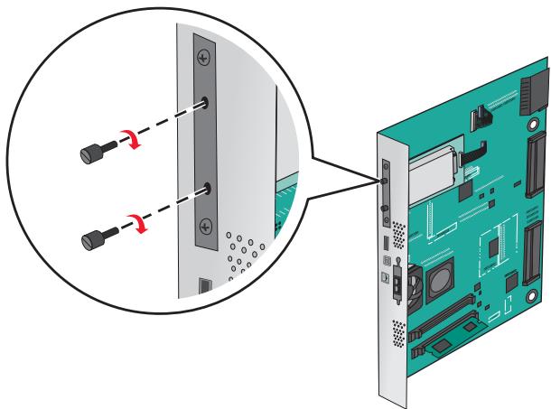LEXMARK X950DE  -  X952DE -  X954D - Installation d'un disque dur sur l'imprimante - 7