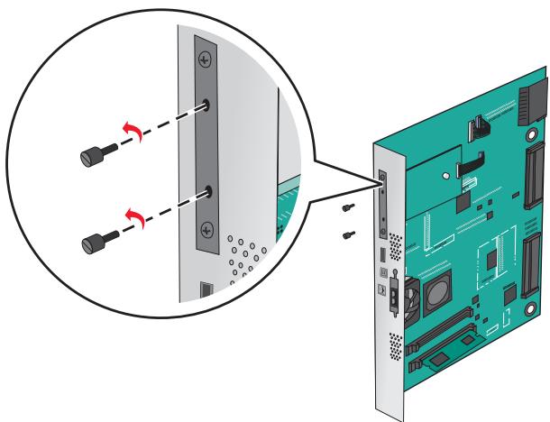 LEXMARK X950DE  -  X952DE -  X954D - Installation d'un disque dur sur l'imprimante - 3