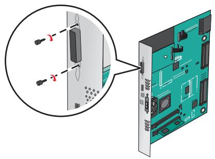 LEXMARK X950DE  -  X952DE -  X954D - Installation d'un port Internal Solutions Port - 7