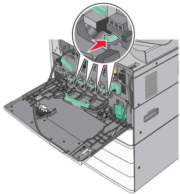 LEXMARK X950DE  -  X952DE -  X954D - Remplacement de la bouteille de récapération de toner - 8