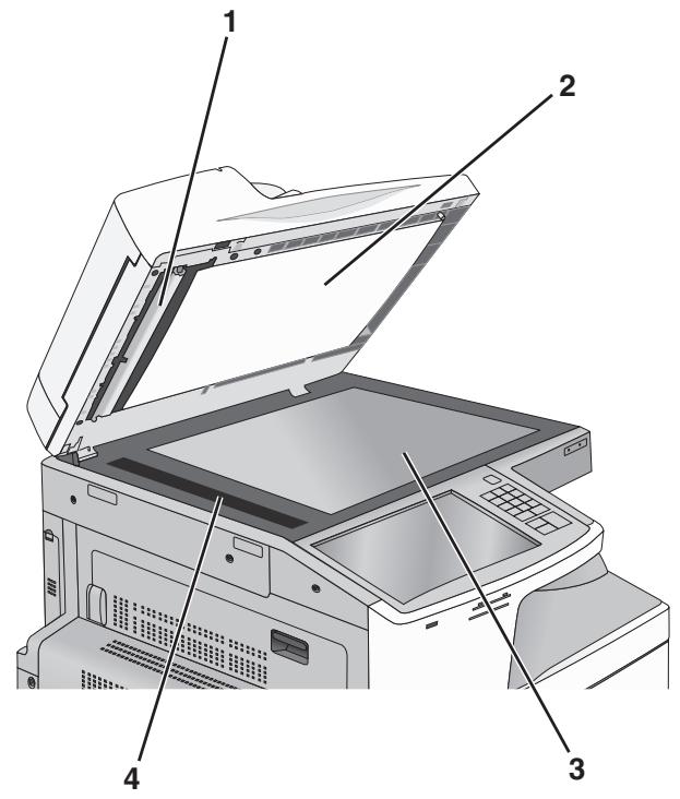 LEXMARK X950DE  -  X952DE -  X954D - Nettoyage de la vitre du scanner - 1